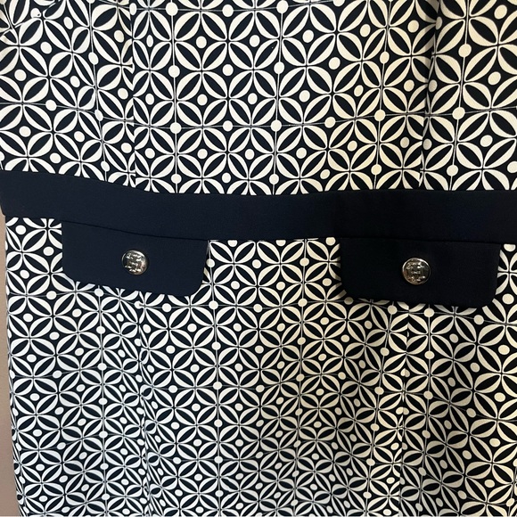 Tommy Hilfiger Women Sleeveless High Neck Colorblock Pockets Sheath Mini Dress 8 - Picture 6 of 17